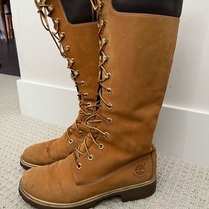 COPY - Timberland 14 Inch Premium Womens Wheat Leather Boots